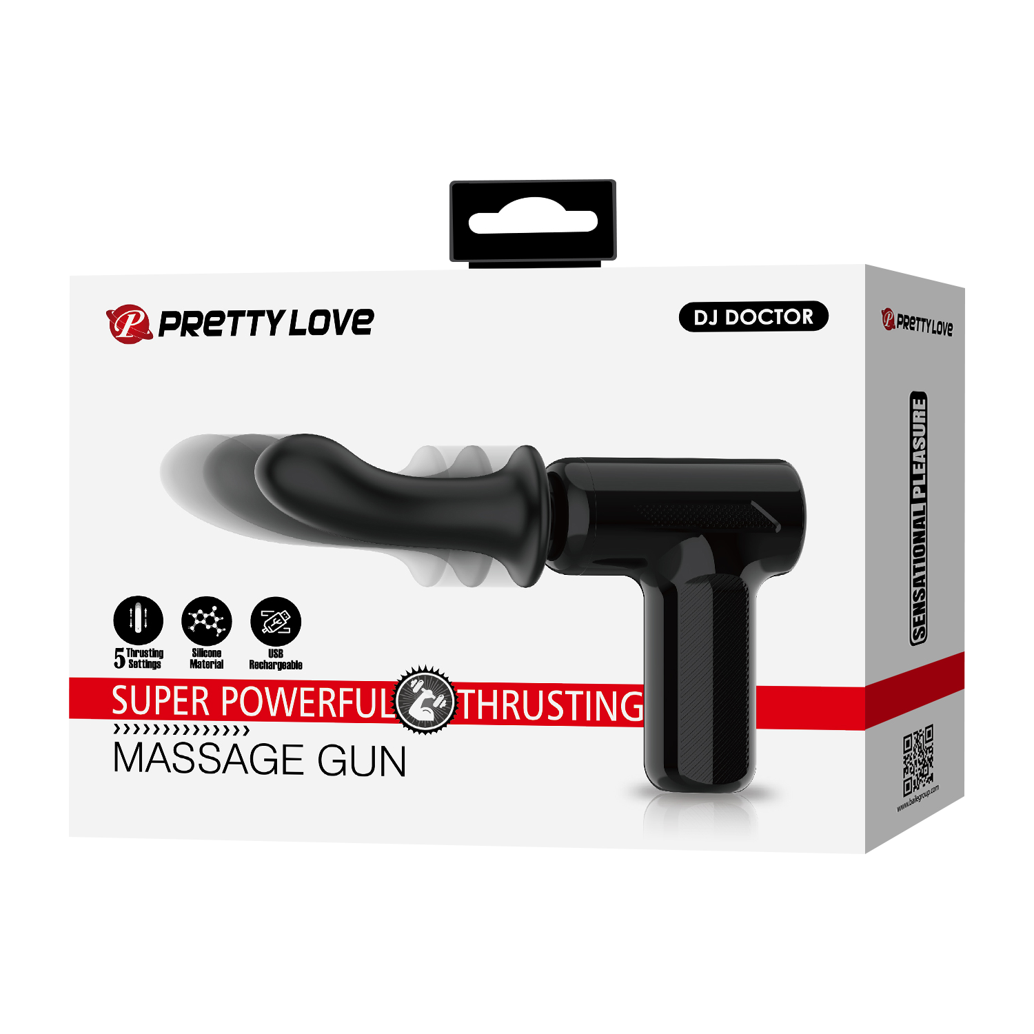 Pretty Love - DJ Scholar - Stotende Massager - Zwart-Rimbastore.com