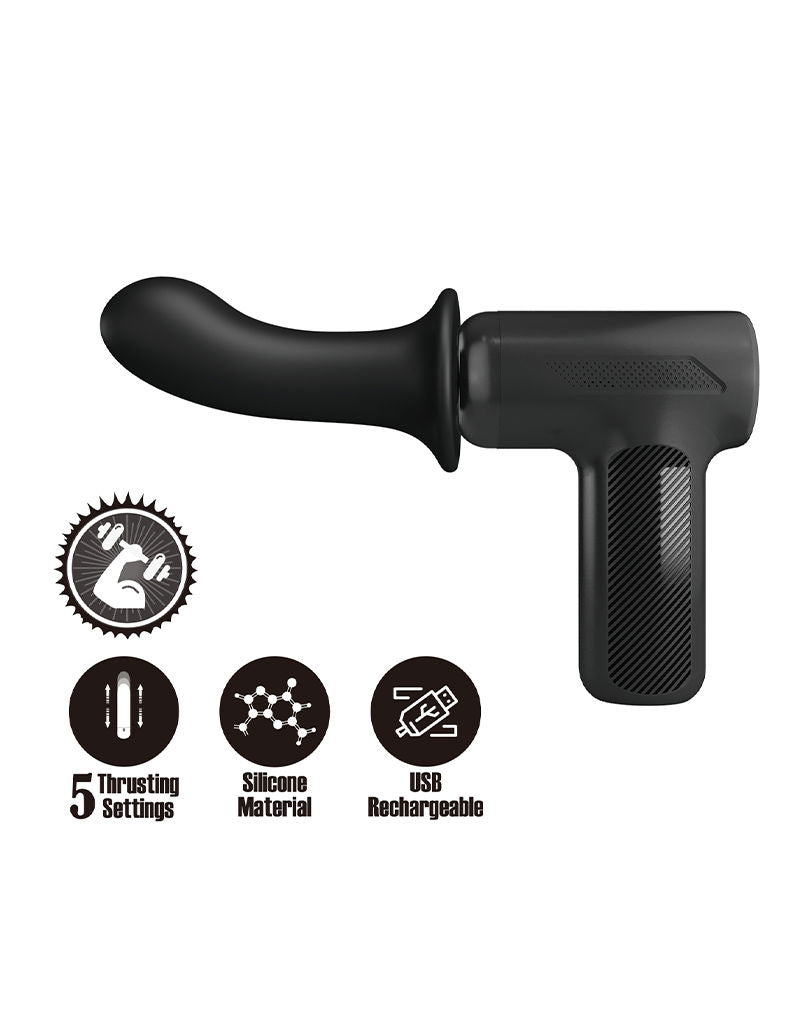 Pretty Love - DJ Scholar - Stotende Massager - Zwart-Rimbastore.com