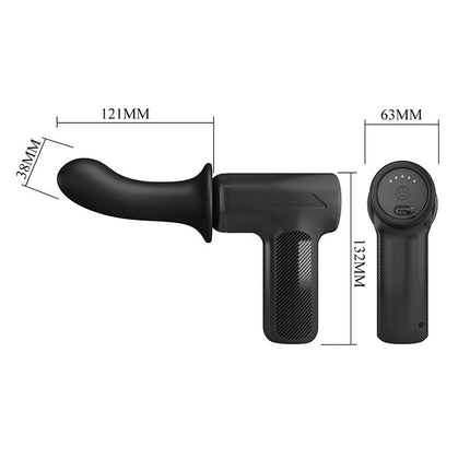 Pretty Love - DJ Scholar - Stotende Massager - Zwart-Rimbastore.com