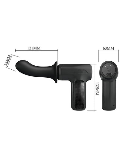 Pretty Love - DJ Scholar - Stotende Massager - Zwart-Rimbastore.com