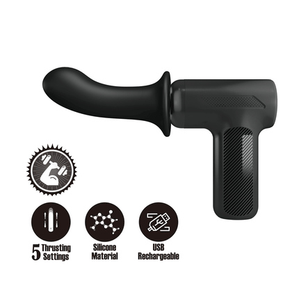 Pretty Love - DJ Scholar - Stotende Massager - Zwart-Rimbastore.com