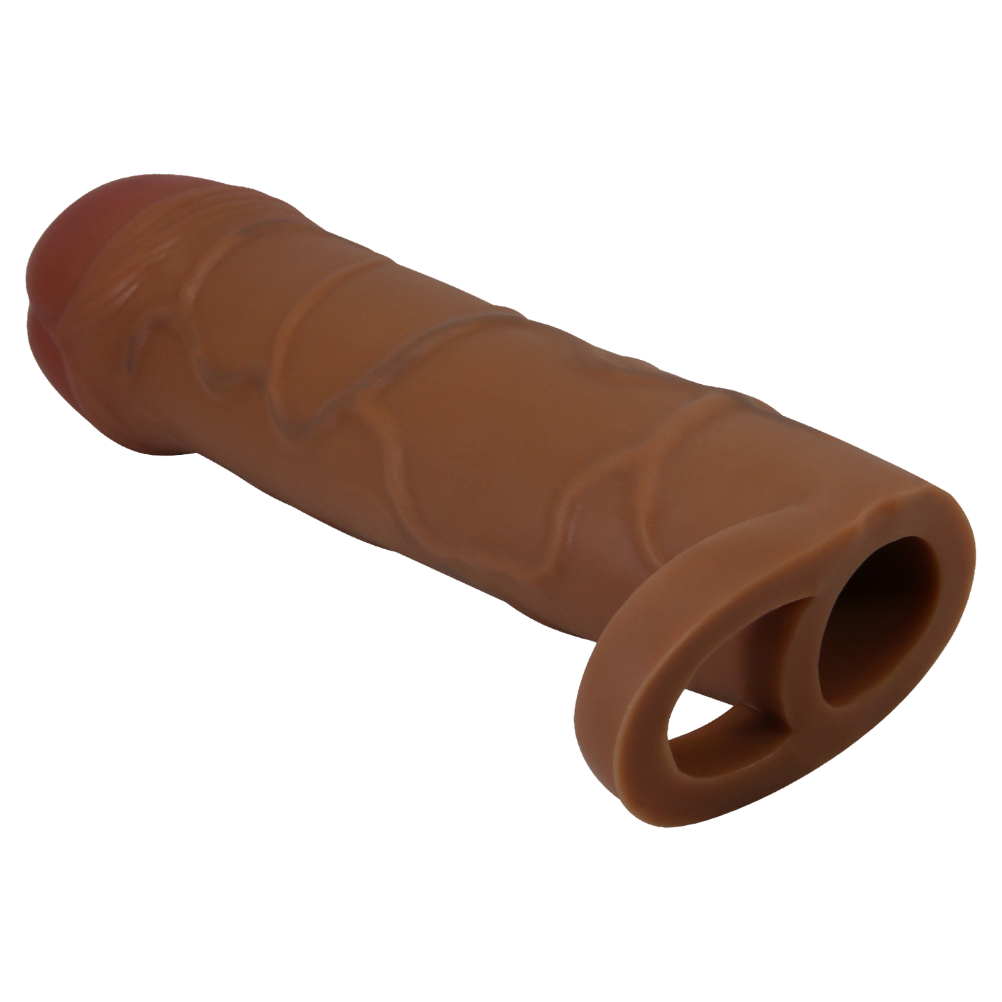Pretty Love - Bunion - Verlengende Penis Sleeve met Cockring - 25mm - Bruin-Erotiekvoordeel.nl
