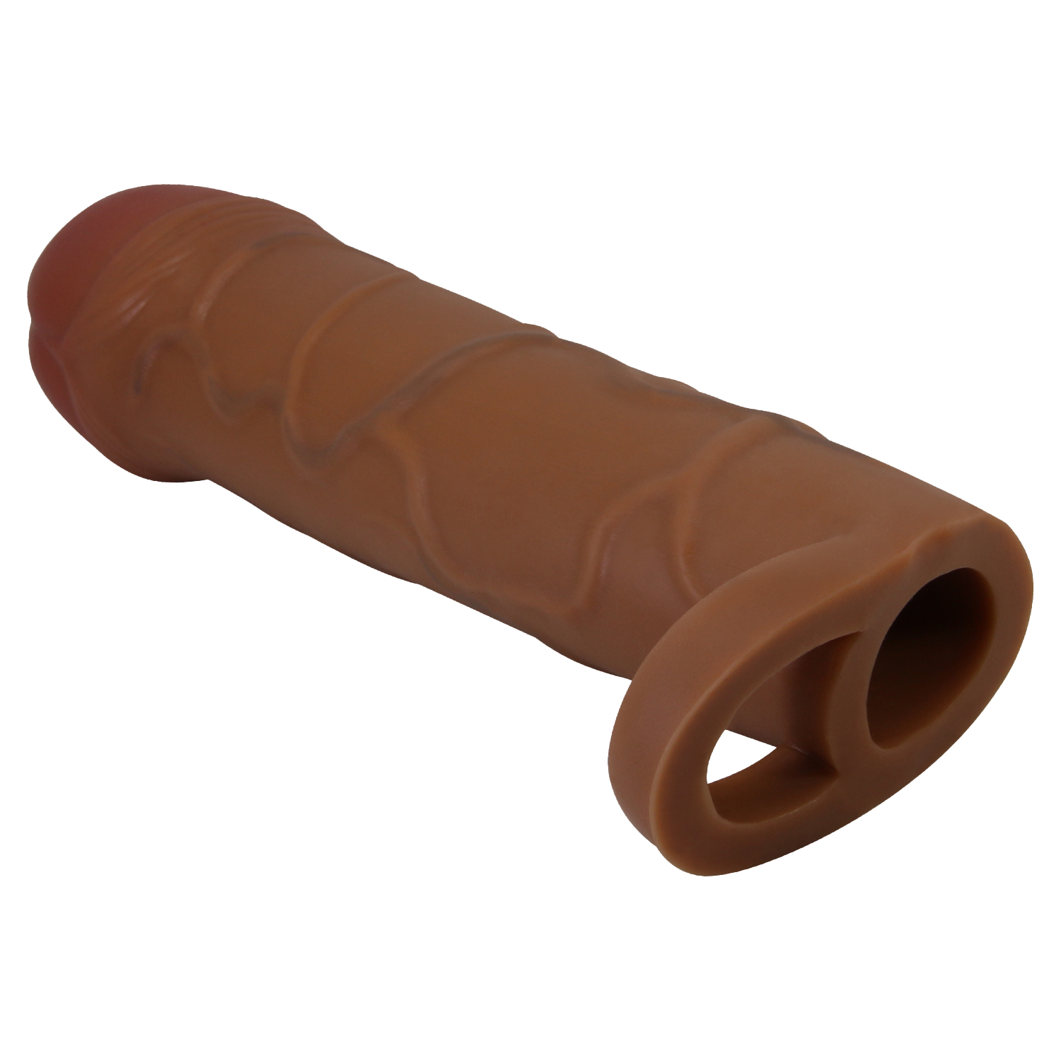 Pretty Love - Bunion - Verlengende Penis Sleeve met Cockring - 25mm - Bruin-Erotiekvoordeel.nl