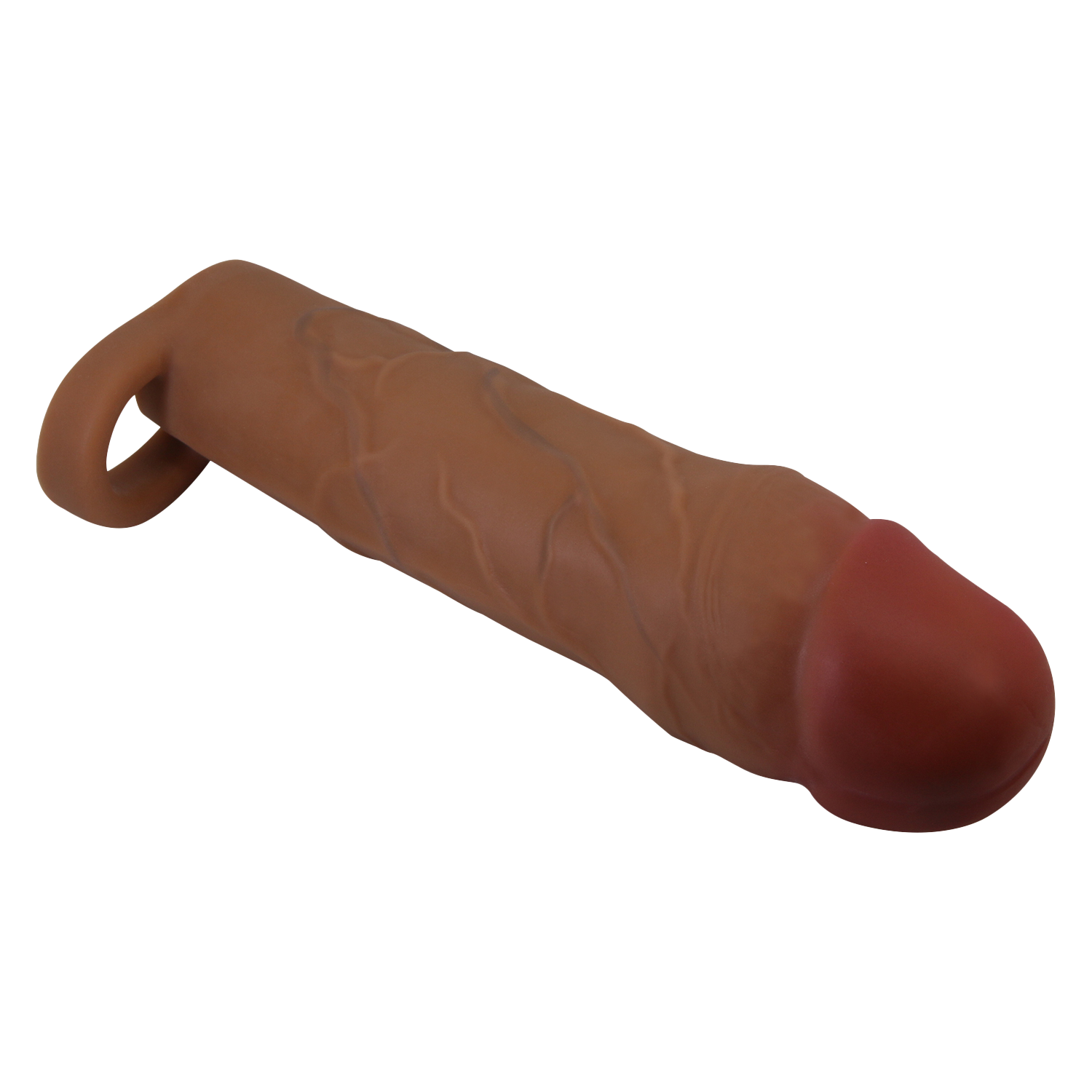 Pretty Love - Hani - Verlengende Penis Sleeve met Cockring - 50mm - Bruin-Rimbastore.com