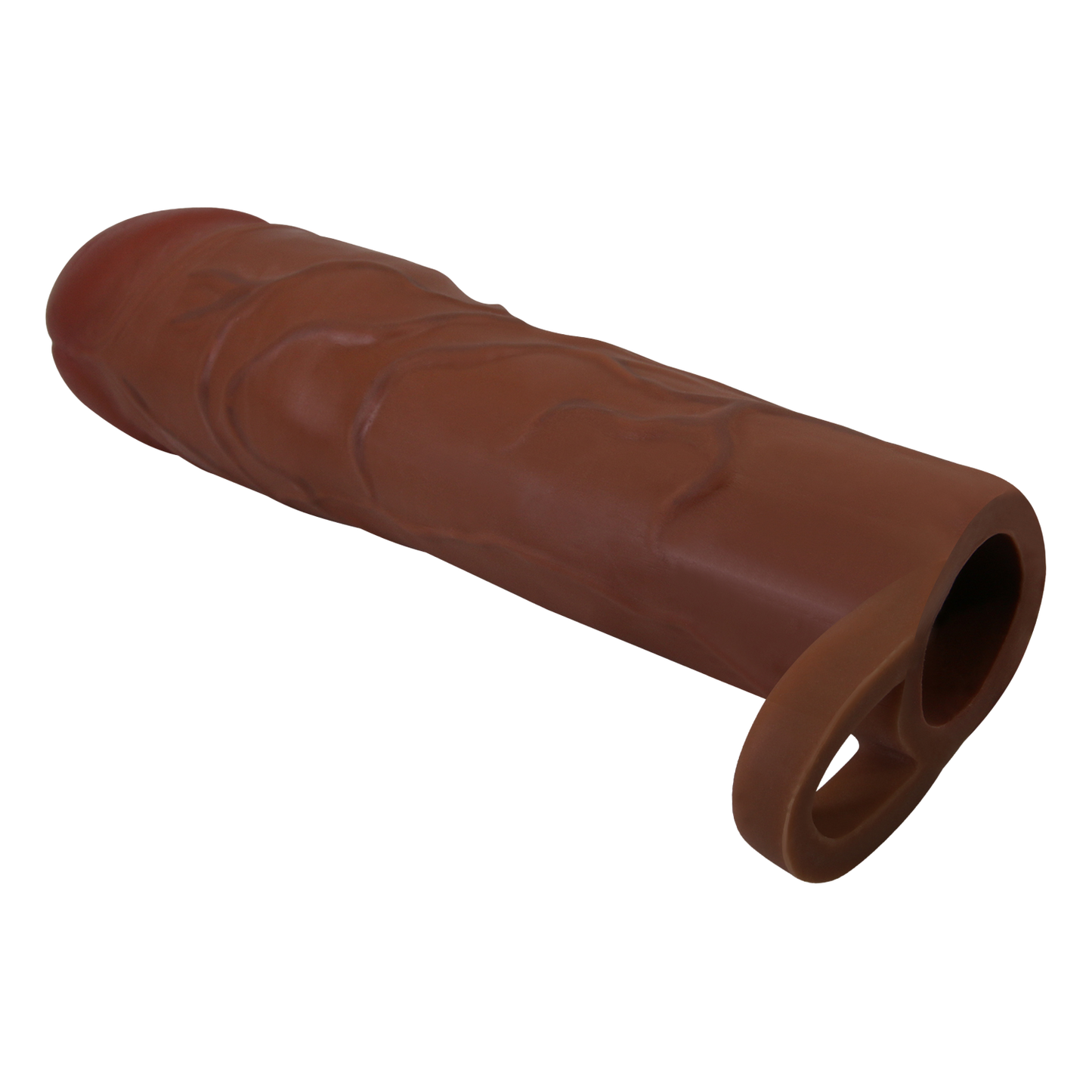 Pretty Love - Gerd - Cockring met verlengde Penis Sleeve - 75mm - Bruin-Rimbastore.com