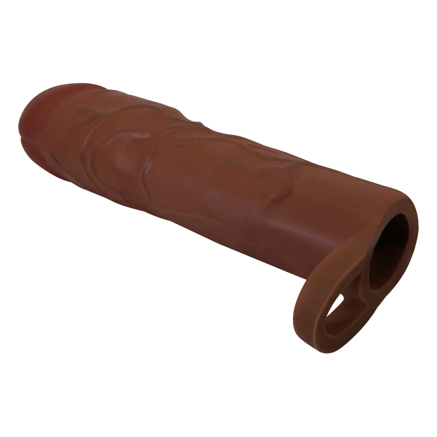 Pretty Love - Gerd - Cockring met verlengde Penis Sleeve - 75mm - Bruin-Rimbastore.com