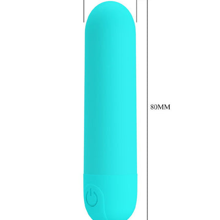 Pretty Love - Stefan - Mini Bullet Vibrator - Turquoise-Erotiekvoordeel.nl