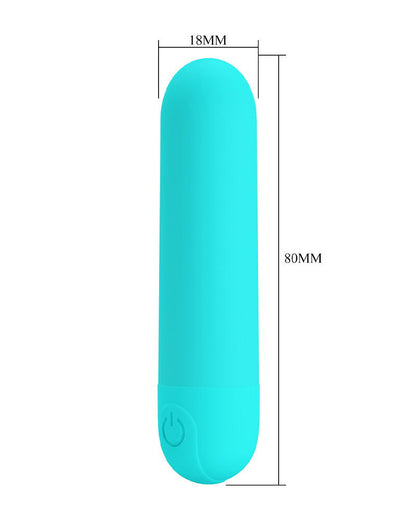 Pretty Love - Stefan - Mini Bullet Vibrator - Turquoise-Erotiekvoordeel.nl
