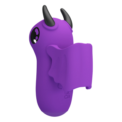 Pretty Love - Mini Fun Toys - Magic Devil - Vinger Vibrator - Paars-Erotiekvoordeel.nl