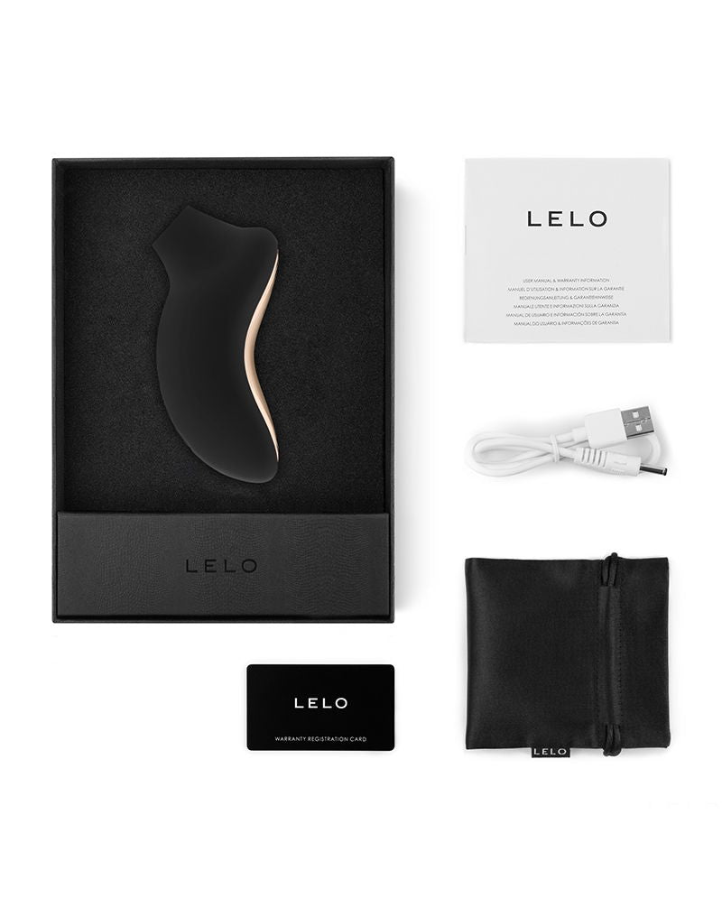 Lelo - Sona 2 - Luchtdruk Vibrator - Zwart-Erotiekvoordeel.nl
