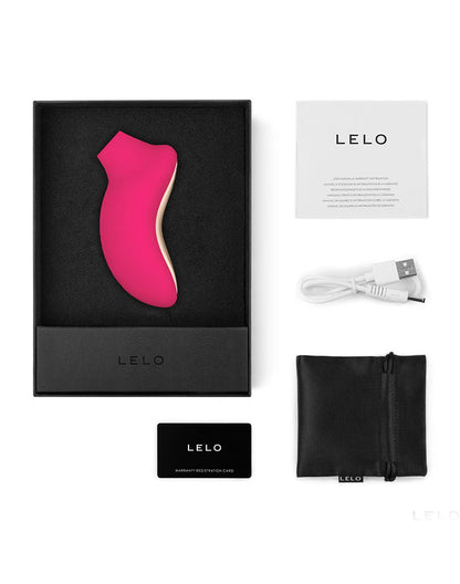 Lelo - Sona 2 - Luchtdruk Vibrator - Deep Pink-Erotiekvoordeel.nl
