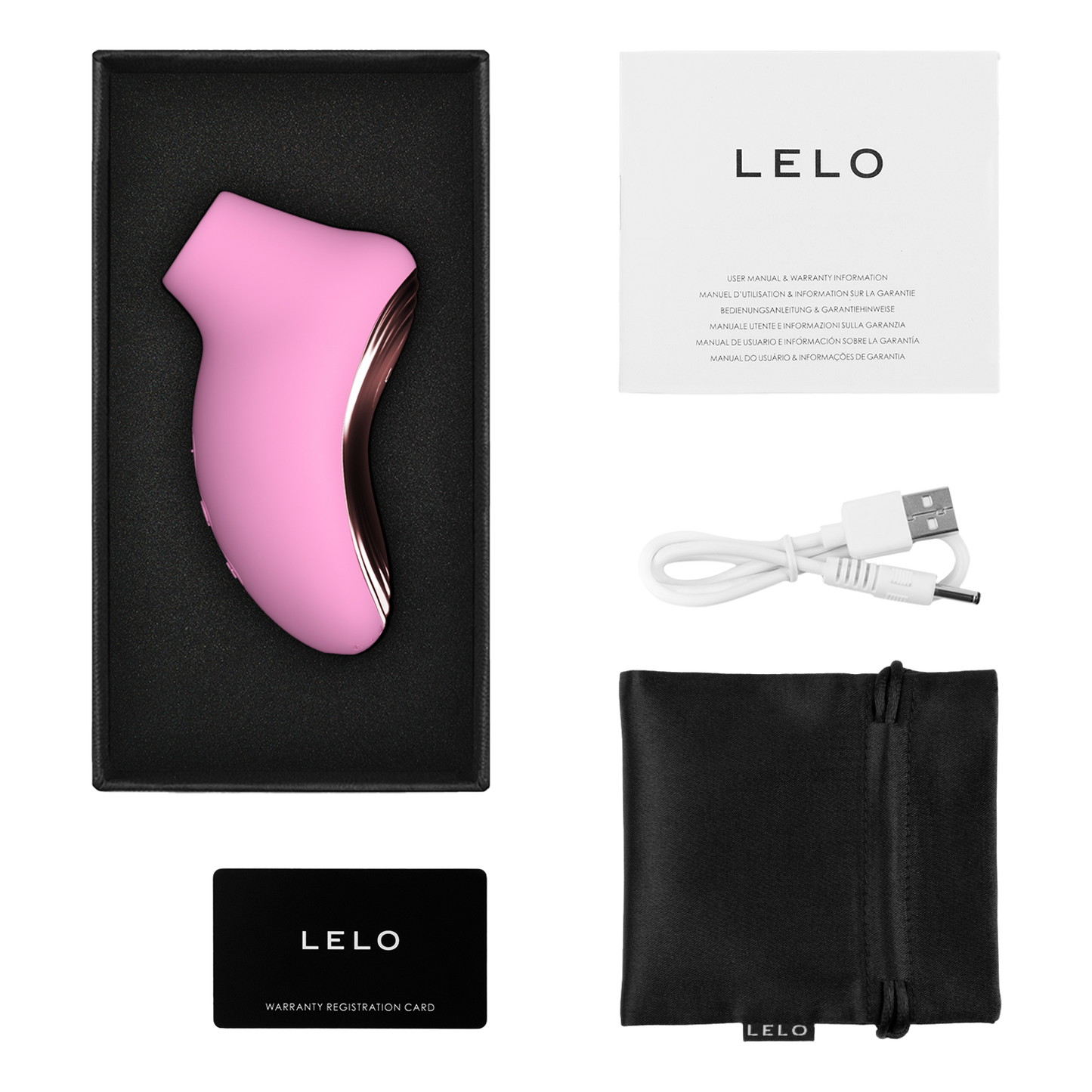 Lelo - Sona 2 Travel - Luchtdruk Vibrator - Roze-Erotiekvoordeel.nl