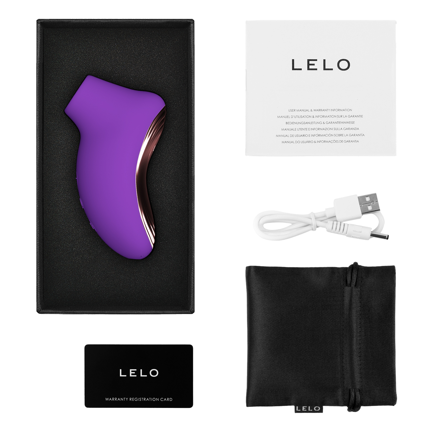 Lelo - Sona 2 Travel - Luchtdruk Vibrator - Paars-Erotiekvoordeel.nl