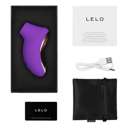Lelo - Sona 2 Travel - Luchtdruk Vibrator - Paars-Erotiekvoordeel.nl