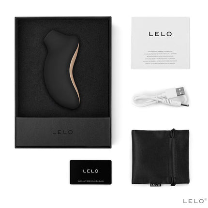 Lelo - Sona - Luchtdruk Vibrator - Zwart-Rimbastore.com