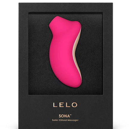Lelo - Sona - Luchtdruk Vibrator - Deep Pink-Rimbastore.com