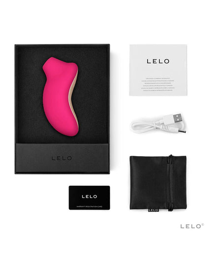 Lelo - Sona - Luchtdruk Vibrator - Deep Pink-Erotiekvoordeel.nl