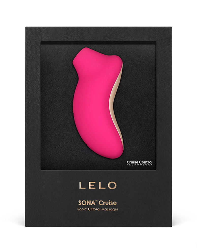 Lelo - Sona Cruise - Luchtdruk Vibrator - Deep Pink-Erotiekvoordeel.nl