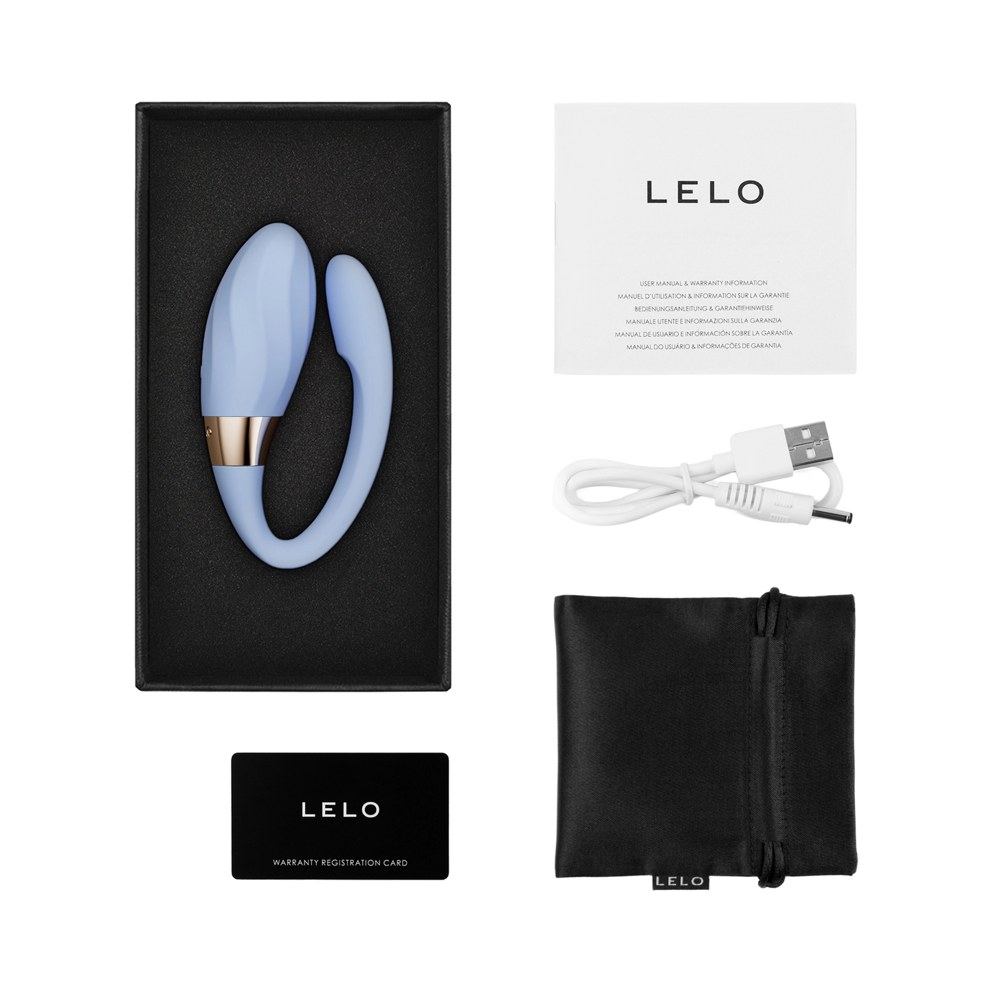 LELO – Tiani Twist – Dual-Action-Partner-Vibrator – Hellblau