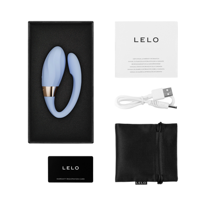 LELO – Tiani Twist – Dual-Action-Partner-Vibrator – Hellblau