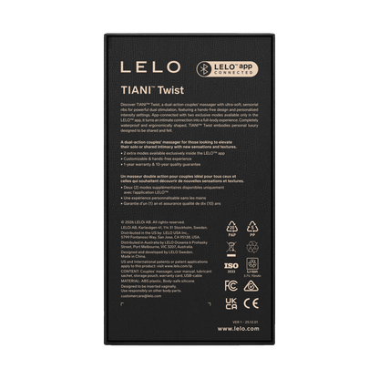 LELO – Tiani Twist – Dual-Action-Partner-Vibrator – Hellblau