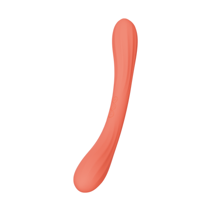 LELO – Boomerang – Doppelseitiger Vibrator – Doppelter Motor – Coral
