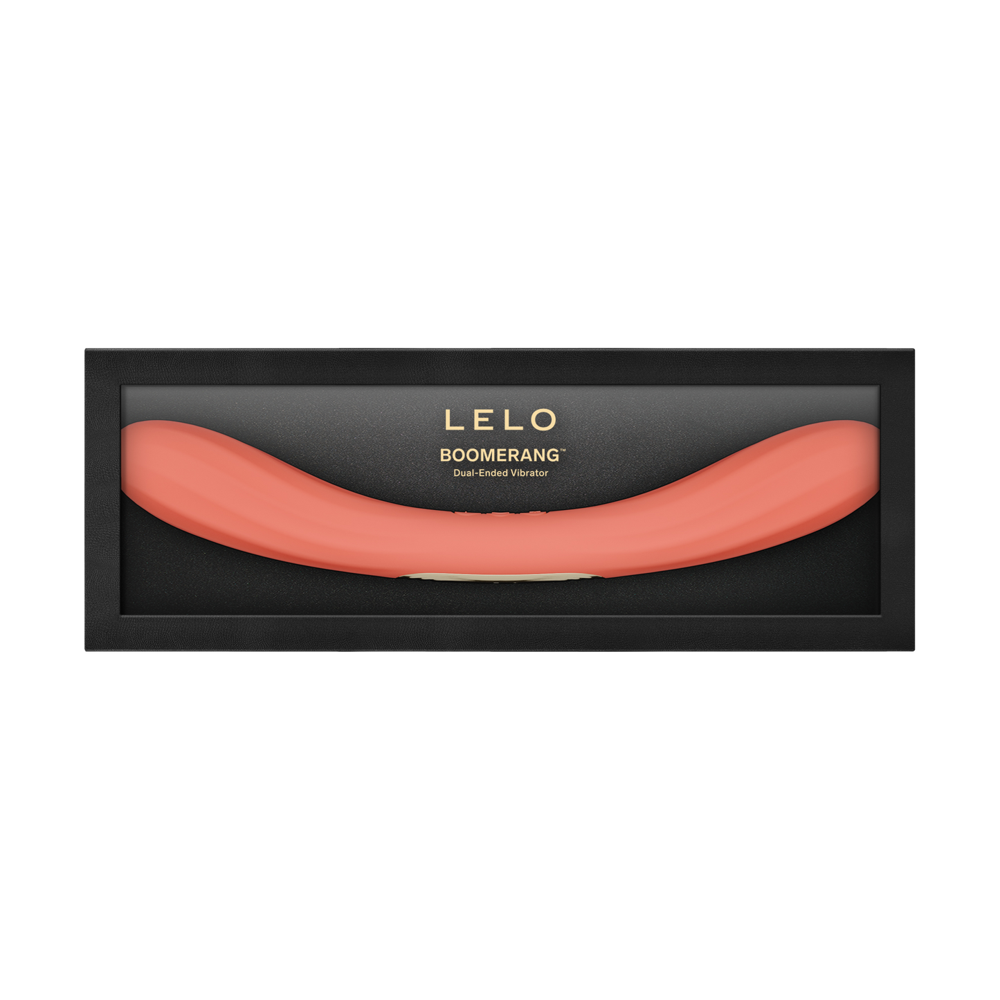 LELO – Boomerang – Doppelseitiger Vibrator – Doppelter Motor – Coral