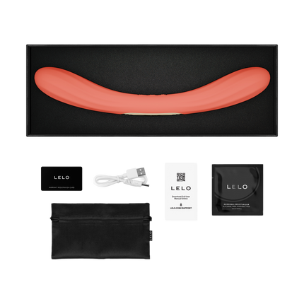 LELO – Boomerang – Doppelseitiger Vibrator – Doppelter Motor – Coral