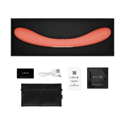 LELO – Boomerang – Doppelseitiger Vibrator – Doppelter Motor – Coral