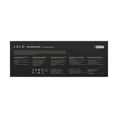 LELO – Boomerang – Doppelseitiger Vibrator – Doppelter Motor – Coral