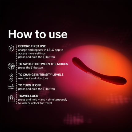 LELO - Boomerang - Double-Sided Vibrator - Dual Motor - Purple