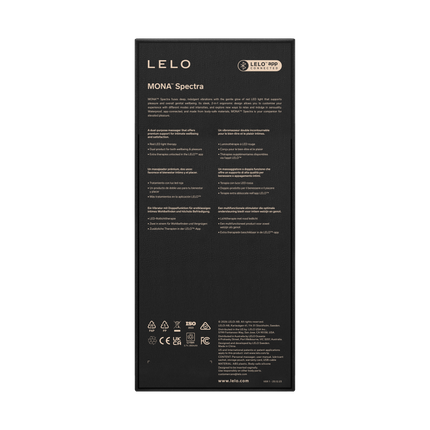 LELO - Mona Spectra - Wellness Massager met Rood Licht - Wit-Erotiekvoordeel.nl