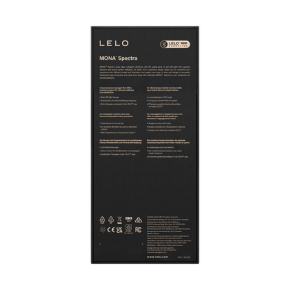 LELO - Mona Spectra - Wellness Massager met Rood Licht - Wit-Erotiekvoordeel.nl
