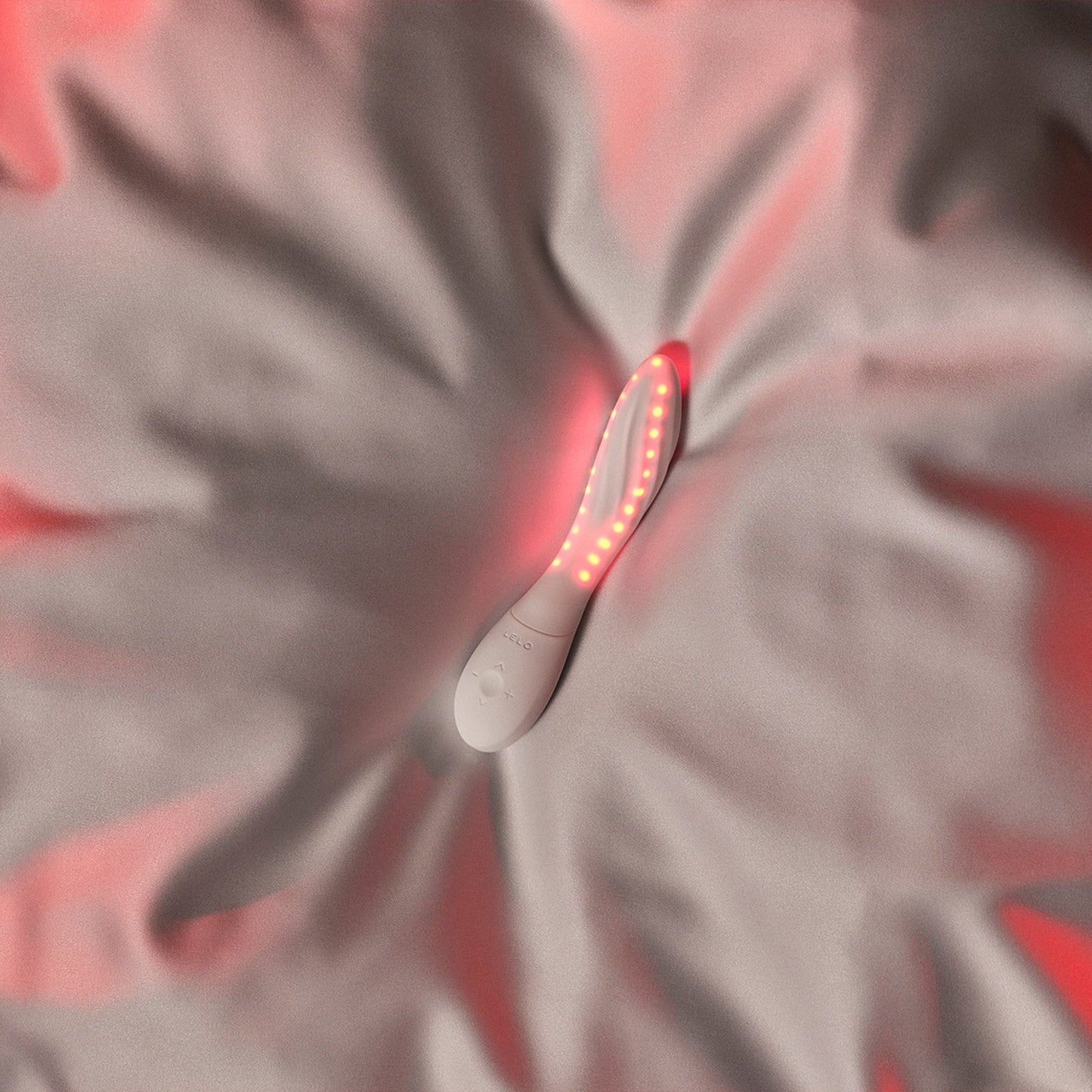 LELO - Mona Spectra - Wellness Massager met Rood Licht - Wit-Erotiekvoordeel.nl