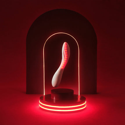 LELO - Mona Spectra - Wellness Massager met Rood Licht - Wit-Erotiekvoordeel.nl