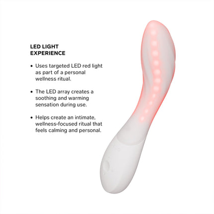 LELO - Mona Spectra - Wellness Massager met Rood Licht - Wit-Erotiekvoordeel.nl