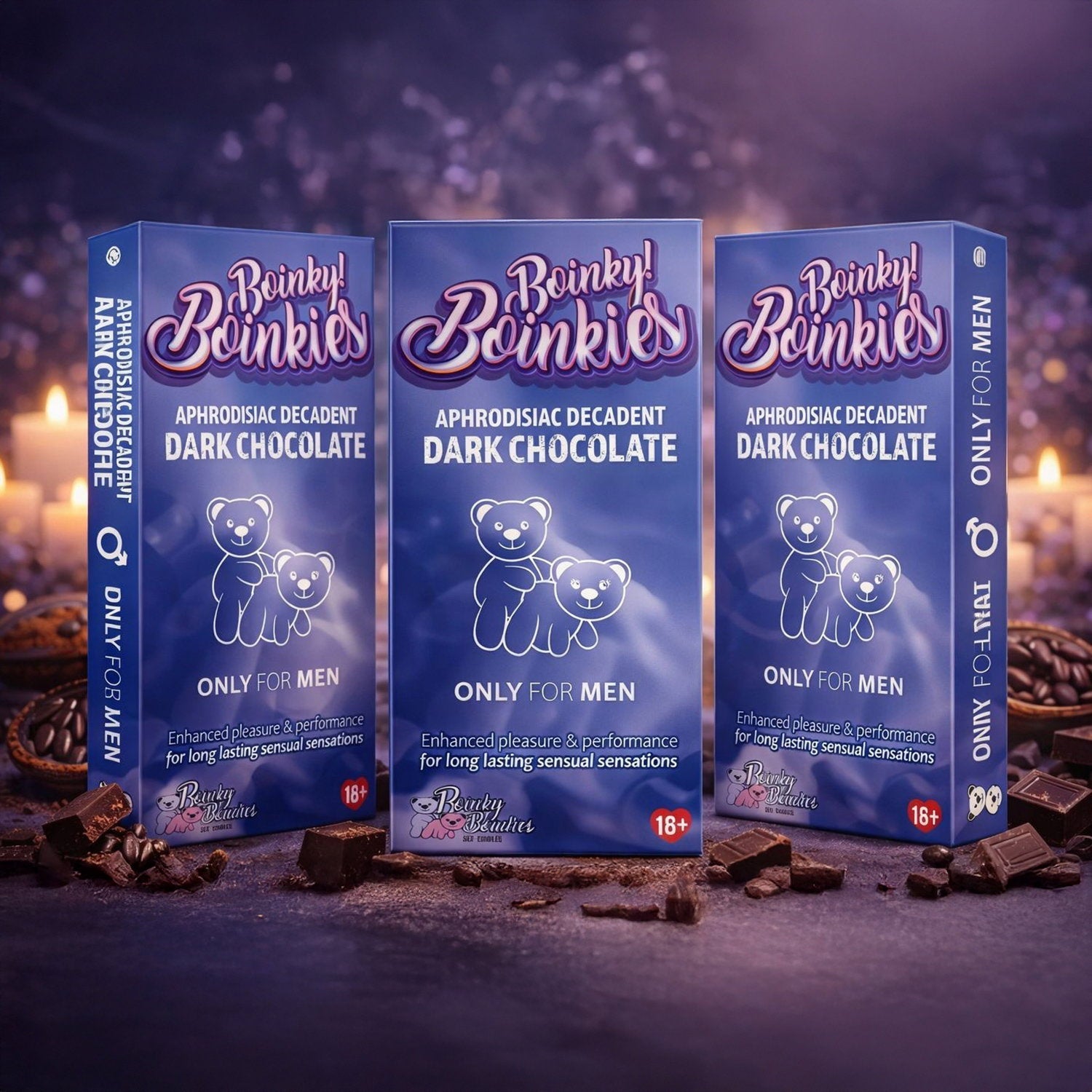Boinky – Decadente Donkere Chocolade voor mannen-Erotiekvoordeel.nl