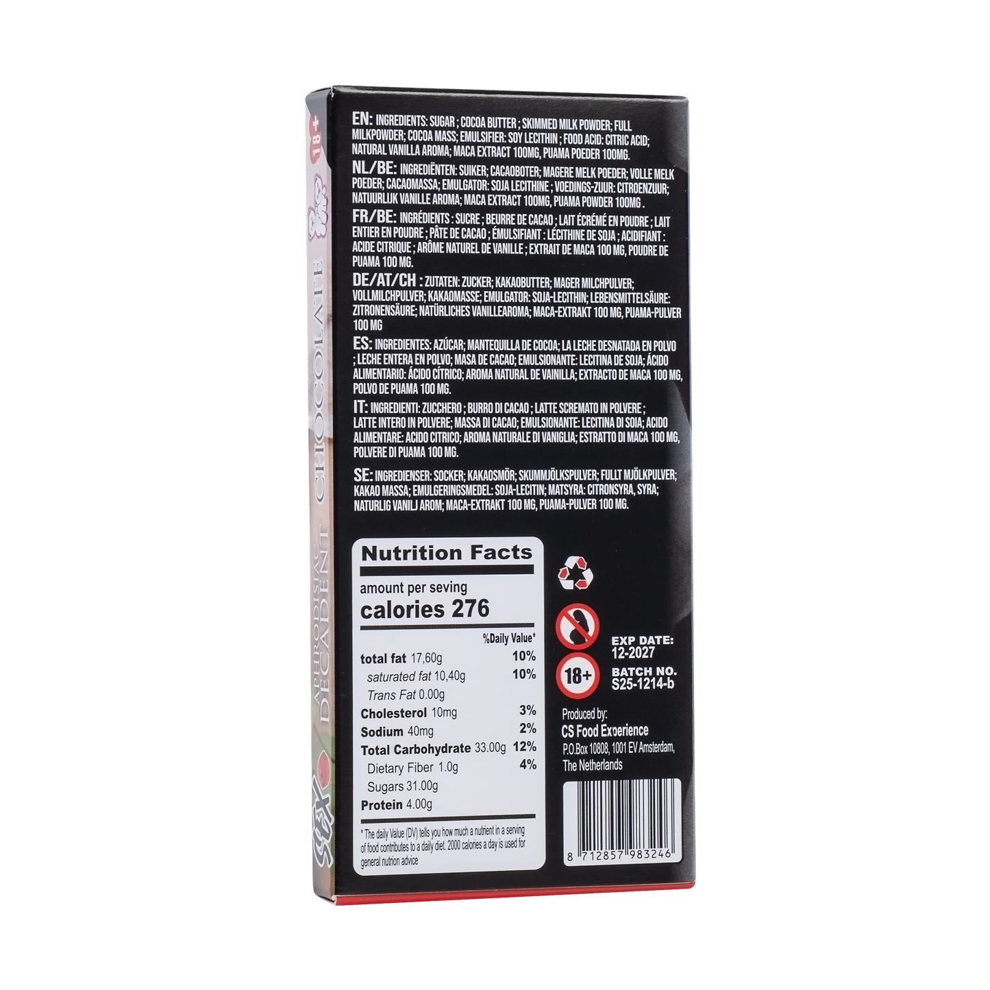 Boinky - Sex Chocolate - Erotische Chocolade Reep-Erotiekvoordeel.nl
