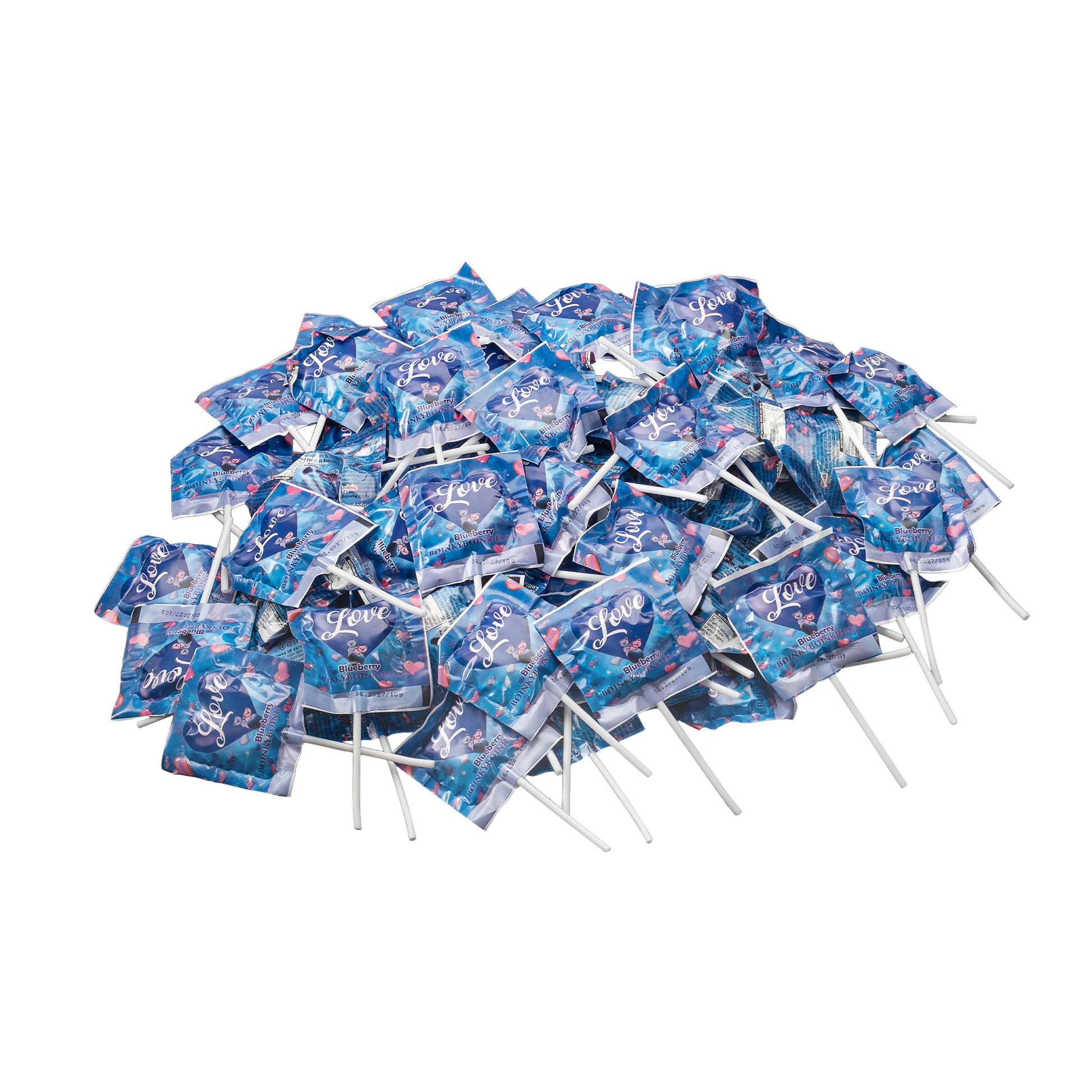 Boinky - Lustopwekkende Lolly's - Blue Bucket - 100 stuks-Erotiekvoordeel.nl