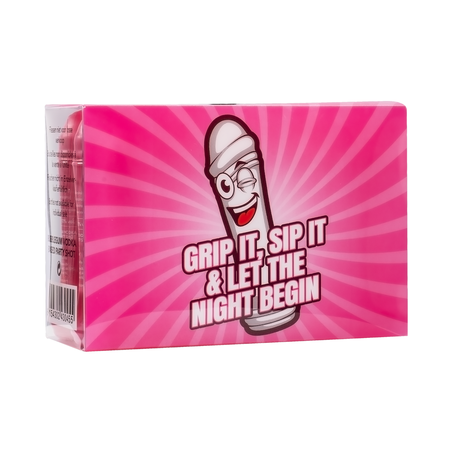 Boinky - Dildo Shots - Bubblegum Wodka - 10% vol. - 10x 20 ml-Erotiekvoordeel.nl