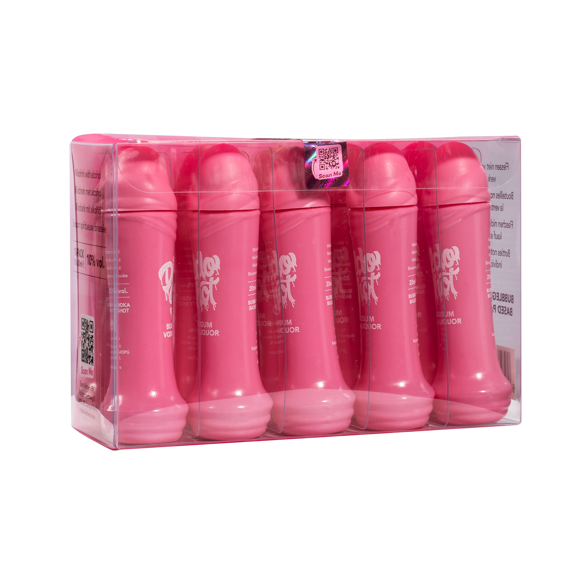 Boinky - Dildo Shots - Bubblegum Wodka - 10% vol. - 10x 20 ml-Erotiekvoordeel.nl