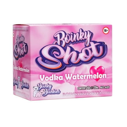 Boinky - Boinky Shots Vodka Watermeloen - 14,5% vol.- 10x 20 ml-Erotiekvoordeel.nl
