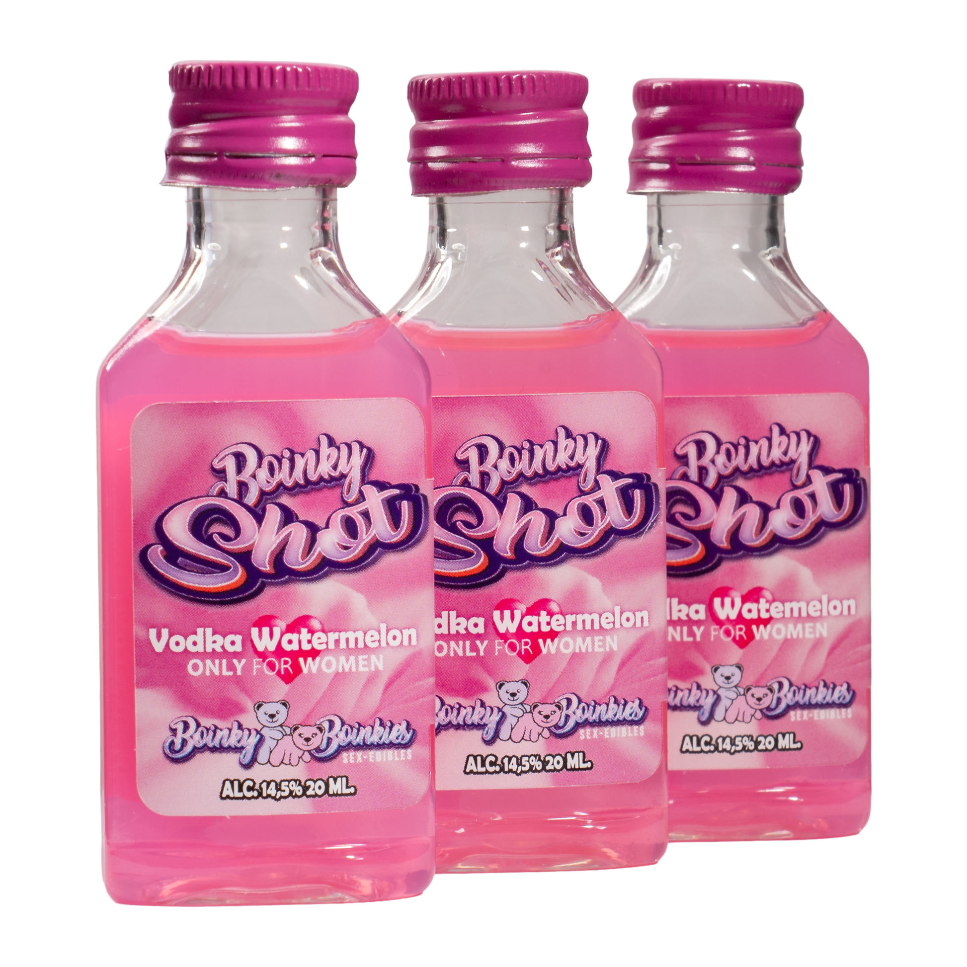 Boinky - Boinky Shots Vodka Watermeloen - 14,5% vol.- 10x 20 ml-Erotiekvoordeel.nl