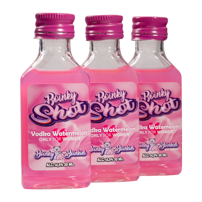 Boinky - Boinky Shots Vodka Watermeloen - 14,5% vol.- 10x 20 ml-Erotiekvoordeel.nl