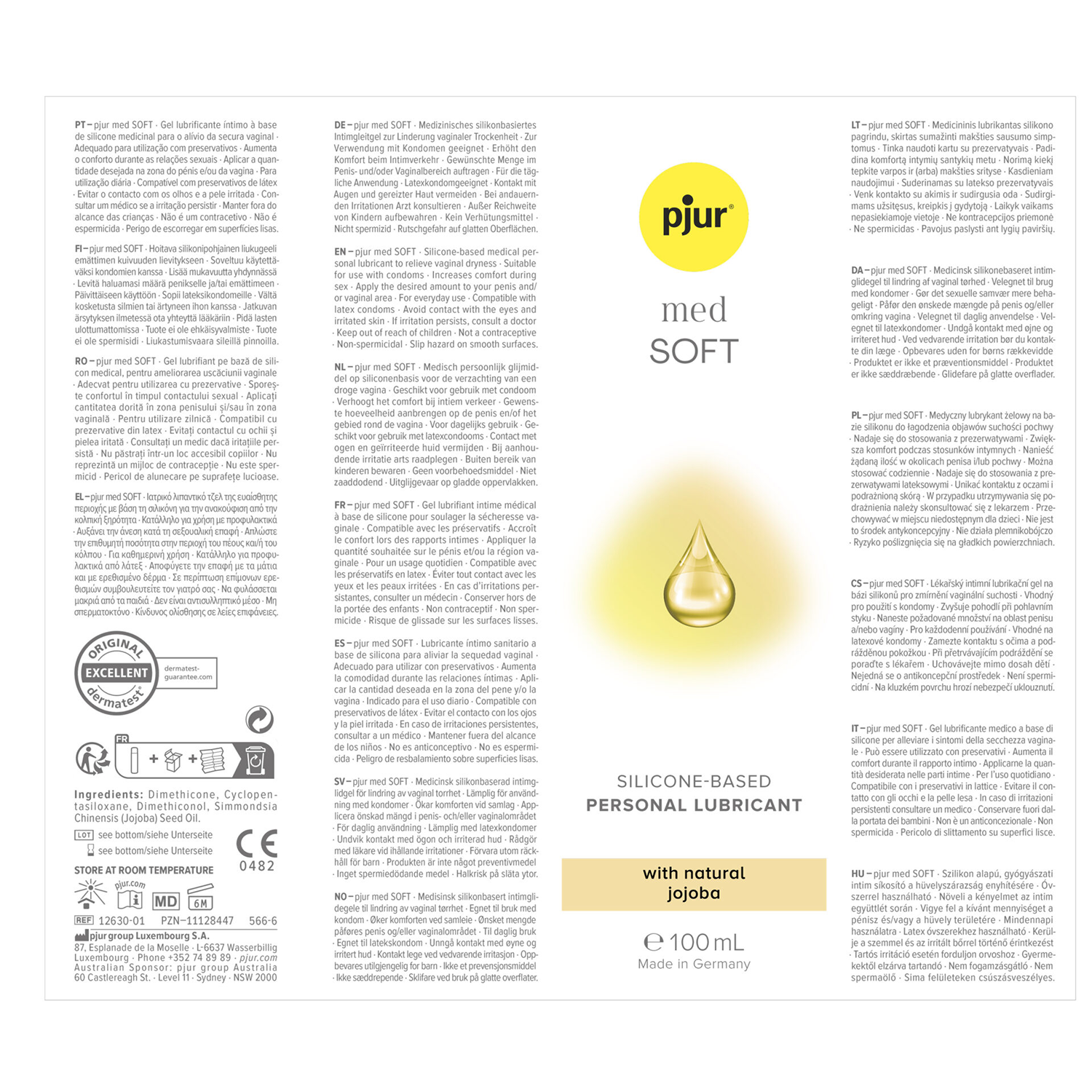 Pjur - Med Soft - Glijmiddel op siliconenbasis - 100 ml-Erotiekvoordeel.nl