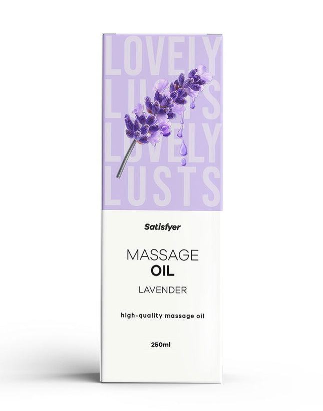 Satisfyer - Huile de massage - Lavande - 250 ml