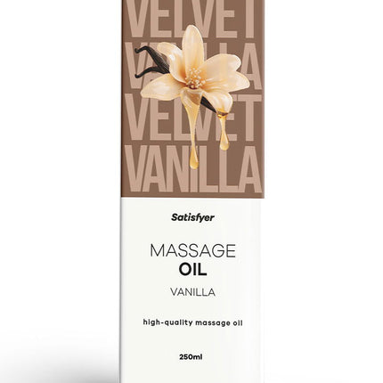 Satisfyer - Huile de massage - Vanille - 250 ml