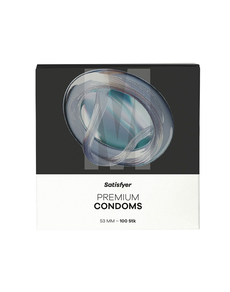 Satisfyer - Condoms - Size 53 mm - M - 100 pieces