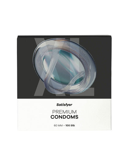Satisfyer - Condoms - Size 60 mm - XL - 100 pieces