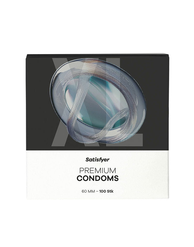 Satisfyer - Préservatifs - Taille 60 mm - XL - 100 pièces